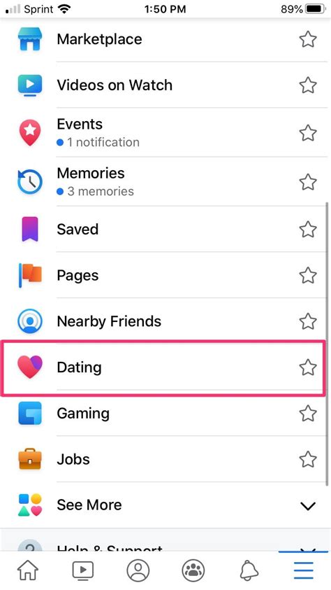 deactivate fb dating